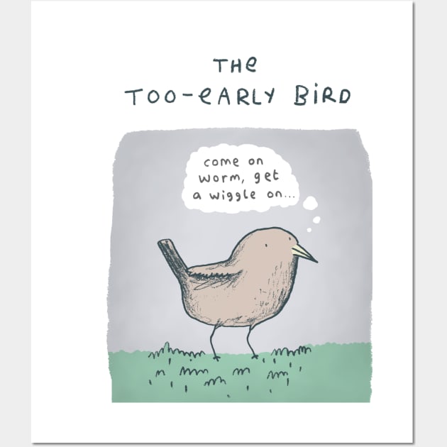 The Too-Early Bird Wall Art by Sophie Corrigan